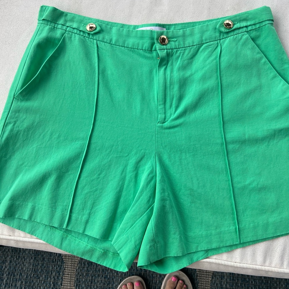 Lilly Pulitzer High Waist Green Shorts